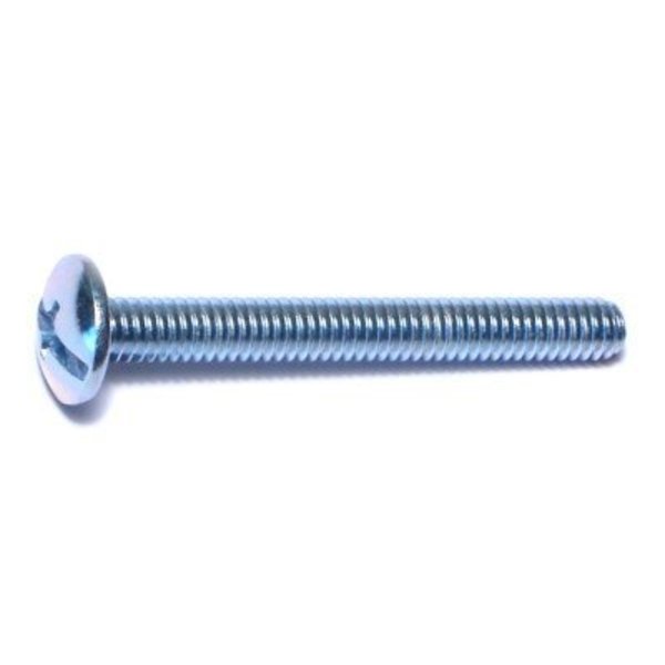Midwest Fastener #8-32 x 1-1/2 in Combination Phillips/Slotted Truss Machine Screw, Zinc Plated Steel, 100 PK 01969